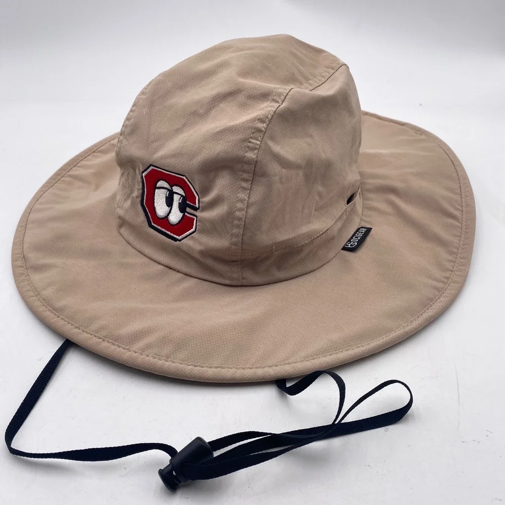 CHATTANOOGA LOOKOUTS MiLB Boonie Hat Mens OSFM Tan Sun Protection REDS MINOR LEA
